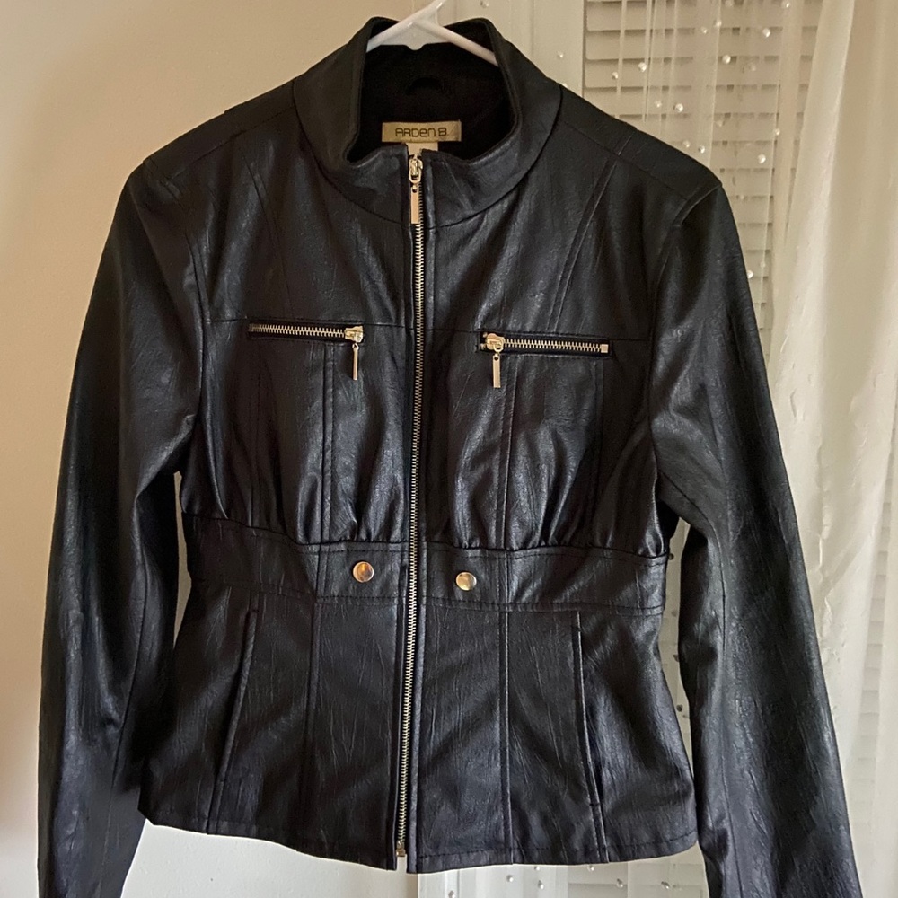 NEW: Faux Leather Jacket From Arden B.